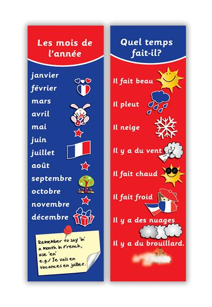 Learn Foreign Language Skills French months and weather ...